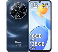 FOSSiBOT S5 Smartphone 2026 Android15, 120Hz Cellulare schermo 6.88", 6000mAh batteria Telefono Cellulare, 16GB+128GB+(TF 1TB), Gemini AI, 8.5mm Cellulari e Smartphone, Dual SIM 4G telefono