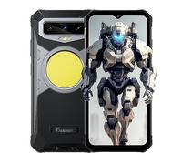 FOSSiBOT Smartphone Rugged F102, Luce da Campeggio da 495 lumen, 20GB+256GB, Fotocamera 108MP(Visione Notturna 20MP), Batteria 16500mAh, Cellulare Antiurto IP68, Android 13, 6.58'' HD+, NFC Nero