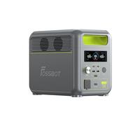 FOSSiBOT Stazione di energia portatile F1200,1024Wh LiFePO4, con 2 uscite AC da 1200 W (Power Lifting 2400 W),100 W Typ-C, ricarica rapida di 49 min.da 0-80%, generatore solare per casa/caravan