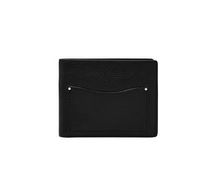 Fossil Anderson, Bifold Uomo, Nero, 11.4 1.3 W x 8.9 cm H
