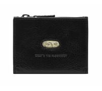 FOSSIL Andrew Magnetic Zip Card Case Black