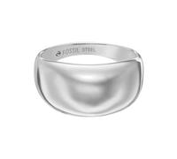 Fossil Anello da donna All Stacked Up in acciaio inox, JF04747040, Acciaio inossidabile, Nessuna pietra preziosa