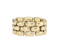 Fossil Arden JF047857107 - Anello da donna in acciaio inox, colore: oro, Acciaio inossidabile, Nessuna pietra preziosa