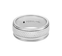 Fossil Knox JF0476804012 - Anello da uomo, in acciaio inossidabile, senza pietre preziose, Acciaio inossidabile, Nessuna pietra preziosa