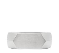 Fossil uomo Chevalière, acciaio inossidabile, JF04560040, Argento (Silver), 11