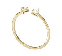 FOSSIL Anelli aperti da donna in acciaio inossidabile, Oro lucido, 9