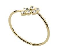 Fossil Anello Da Donna Sadie, Lunghezza: 20,40mm X 20,70mm (4/5In X 4/5In) Anello In Acciaio Inossidabile Dorato, JF04114710