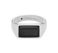 Fossil Anello moderno in acciaio da uomo All Stacked Up JF04603040 60 mm