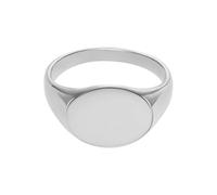 FOSSIL Anelli da uomo in acciaio inox con sigillo, Argento metallizzato, 10