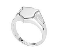 Fossil Anello Da Uomo Heritage, Lunghezza: 11,7 mm, Larghezza: 9,8 mm Anello In Acciaio Inossidabile Argento, JF04347040