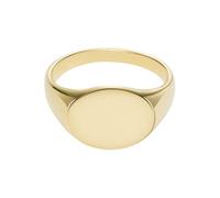 FOSSIL Anelli da uomo in acciaio inox con sigillo, Oro tenue, 9
