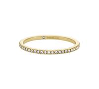 Fossil Anello Ellis Pavé Placcato Oro Jf04686710 59 Mm - Anello