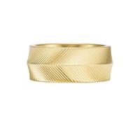 Fossil Anello Harlow da Uomo, Acciaio Inossidabile Dorato, D'oro, 9
