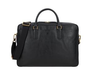 Fossil Asher Valigetta Vera Pelle 40 cm Vano porta PC nero