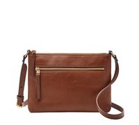 Fossil Borsa a tracolla da donna Fiona grande o piccola, Marrone Small, Taglia unica