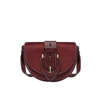 Fossil Borsa da donna Harwell, Borsa a tracolla piccola con patta in pelle goffrata effetto lucertola, L: 16,5 cm, L: 5,1 cm, H: 11,4 cm, ZB1939243