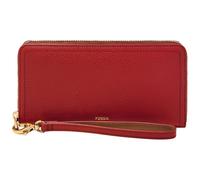 FOSSIL borsa Logan RFID Zip Around Clutch Garnet
