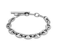 Fossil - Bracciale a catena Heritage D-Link in acciaio inossidabile - - Accessories - Donna - Grigio - ONE SIZE