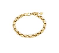 Fossil Bracciale a catena sottile da donna in acciaio inox con chiusura a moschettone