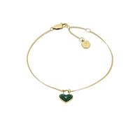 Fossil Bracciale da donna in acciaio inox color oro, JF04858710, Eine Grösse, Acciaio inossidabile, Nessuna pietra preziosa