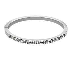Fossil Bracciale Acciaio Cristalli Ellis Pavé JF04863040 - Bracciale