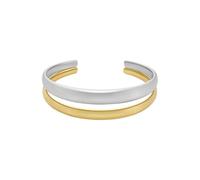 Fossil Bracciale bangle da donna in acciaio inossidabile con bracciale aperto