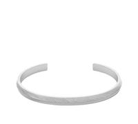 Fossil Bracciale manchette Harlow Linear Texture da donna in acciaio, JF04665040