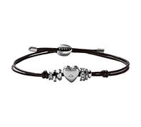 Fossil Bracciale Da Donna, Bracciale Regolabile In Acciaio Inossidabile Marrone Da 216 mm, JF00116040
