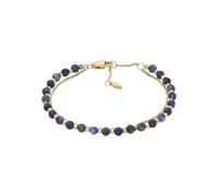 Fossil Bracciale da donna, Bracciale con perline impilate, L: 200 mm, L: 4 mm, Blu (Blue), Azzurro