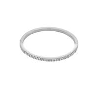 Fossil Bracciale da donna in acciaio inossidabile con chiusura a pulsante