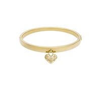 FOSSIL Bracciale da donna in acciaio inossidabile con chiusura a pulsante, Oro ambrato
