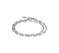 Fossil Bracciale da donna in acciaio inox con chiusura ad alamaro