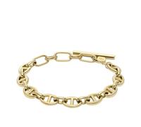 Fossil Bracciale da donna in acciaio inox con chiusura ad alamaro