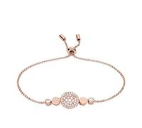 Fossil Bracciale Da Donna Mop, Lunghezza Interna Minima: 165 mm Bracciale In Acciaio Inossidabile Oro Rosa, JF02905791