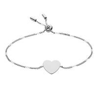 Fossil Bracciale Da Donna Vintage Iconic, Min. Lunghezza Interna: 165 mm Bracciale In Acciaio Inossidabile Argento, JF03329040
