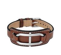Fossil Bracciale Da Uomo Heritage, Lunghezza: 273 mm, Larghezza: 30,5 mm Bracciale In Acciaio Inossidabile, JF04398040