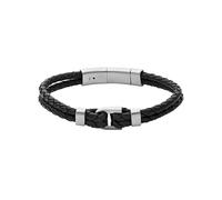 Fossil Bracciale Da Uomo in pelle con chiusura magnetica