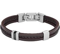 Fossil Elegante bracciale in pelle da uomo Vintage Casual JF04133040