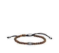 Fossil Bracciale Da Uomo, Lunghezza: 250 mm, Larghezza: 4 mm Bracciale In Acciaio Inossidabile Argento, JF04413040