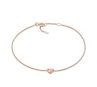 Fossil Bracciale Donna, Bracciale a catena in argento Sterling, Rosa Dorato