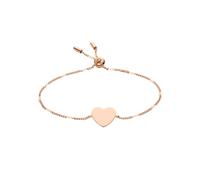 Fossil Bracciale da donna Classico JF02965791 – Acciaio inossidabile oro rosa, lunghezza 165 mm