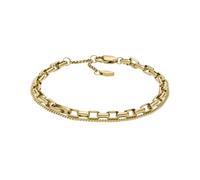 Fossil Bracciale Doppio Acciaio Placcato Oro Jof00973710 - Bracciale