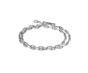 Fossil Bracciale Heritage Double Steel Ja7245040 - Bracciale