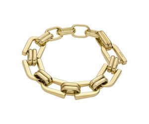 Fossil Bracciale Moderno Placcato Oro Jf04573710 - Bracciale