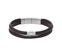 Fossil Bracciale Pelle Uomo Jf02934040 - Bracciale