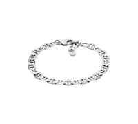 Fossil Bracciale unisex Heritage Silver in acciaio inox, JA7239040, taglia unica, in acciaio inossidabile, non è una pietra preziosa, talla única, Acciaio inossidabile, Nessuna pietra preziosa