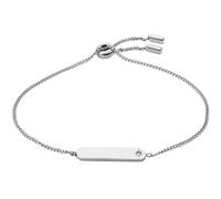 FOSSIL Bracciale da donna Drew, Acciaio inossidabile tonalità argento, L: 216 mm X L: 20.8 mm, JF04131040