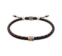 FOSSIL Braccialetto 'EVERETT' blu / marrone / giallo / rosso / argento Uomo - Accessori - Gioielli - Braccialetti FOSSIL One Size