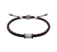 Fossil Machine Bracciale da Uomo in Pelle Marrone, JF05009998