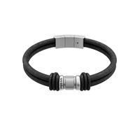 FOSSIL Braccialetto nero / argento Uomo - Accessori - Gioielli - Braccialetti FOSSIL One Size